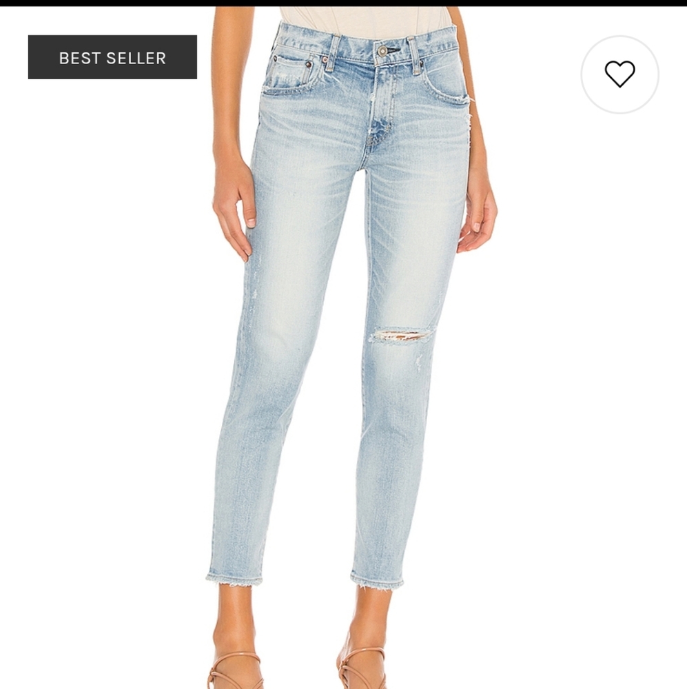 MOUSSY Distressed Vivian Skinny Jeans - 27